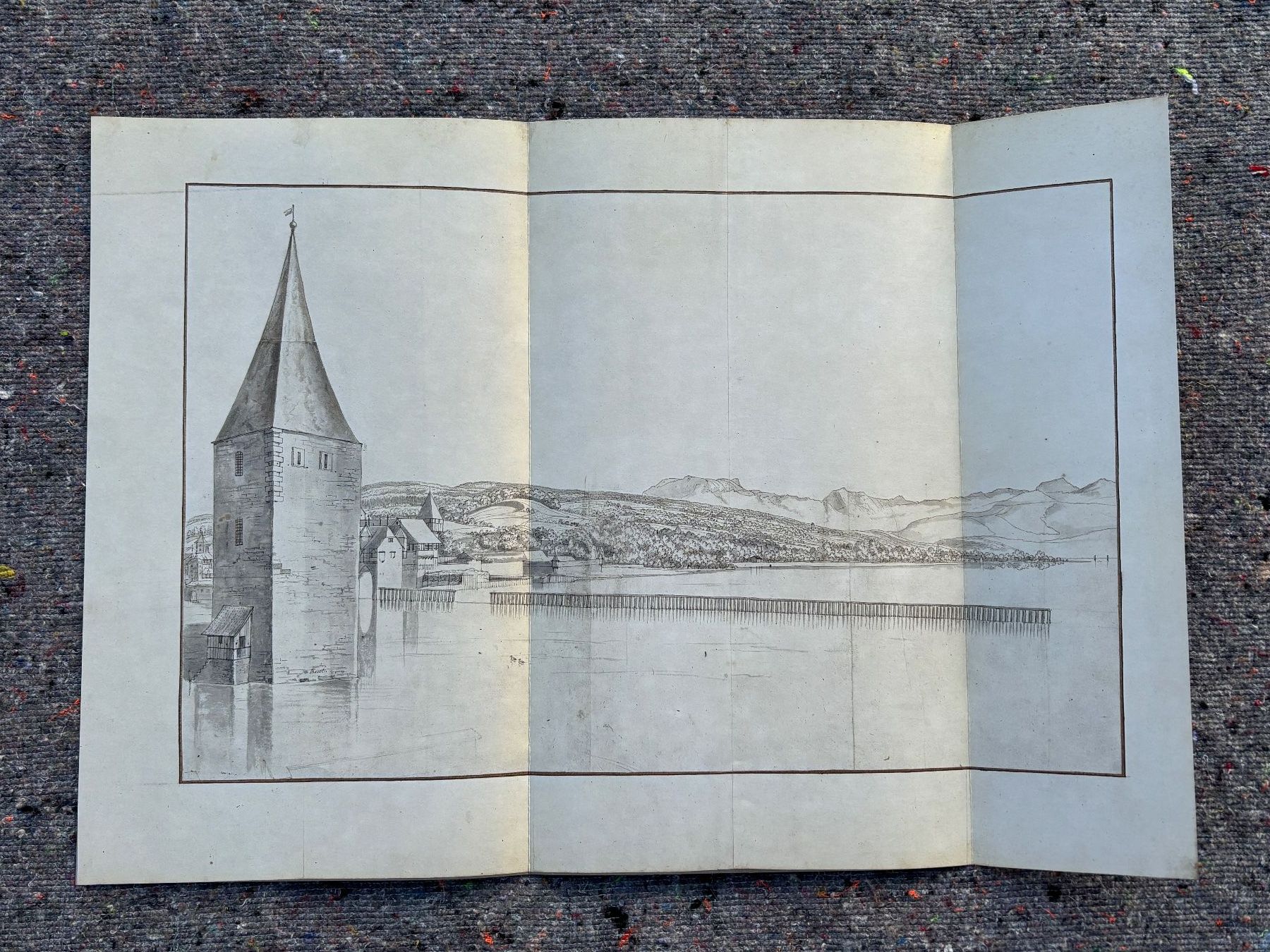 Poster & Bilder: Bilder Jan Hackaert die Schweizer Ansichten 1653 - 1656 – Neu (gemäss Beschreibung) aus Baar von bricksandmore 3