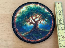 Lebensbaum mit klettverschluss Patch Aufnäher Sticker