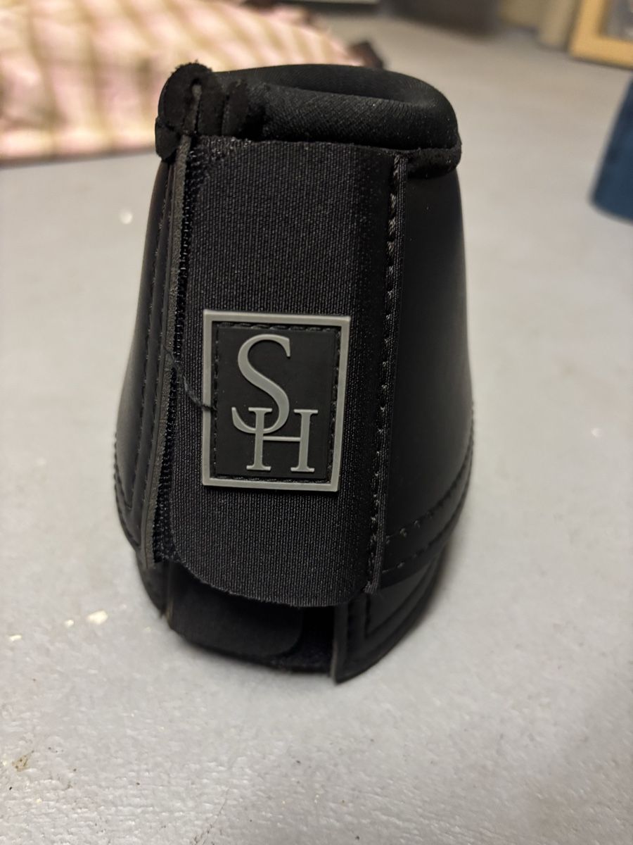 Scarpe per cavalli: Hufglocken Schwarz Gr. Cob, Ungebraucht – Usato da Möriken AG venduto da Jamas76 1