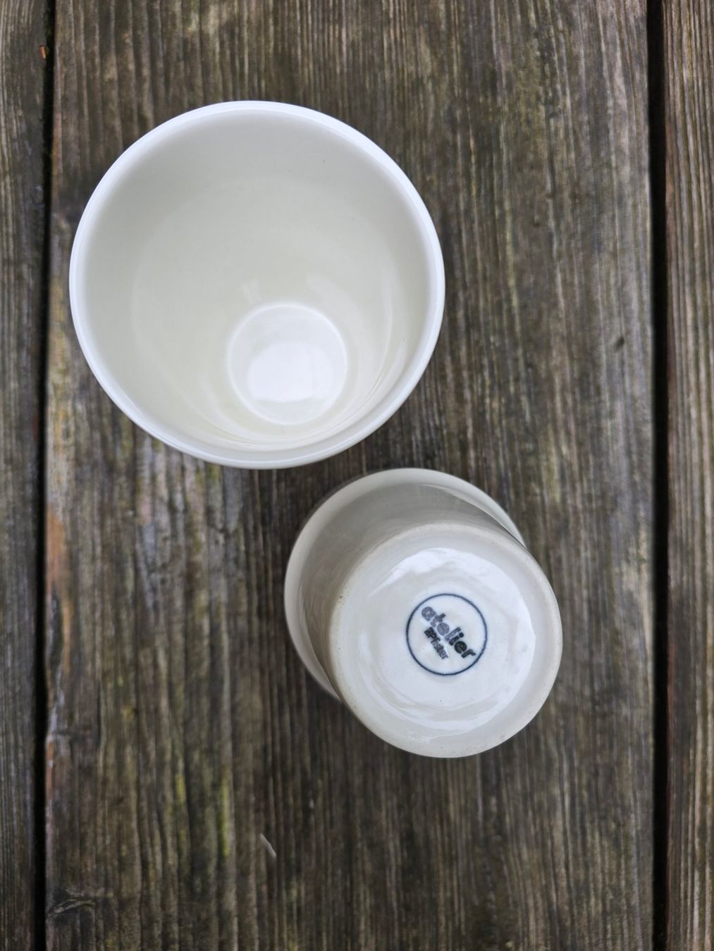 Pfister Tazze: Atelier Pfister: Kaffeebecher, Set 2-tlg. – Nuovo (secondo la descrizione) da Romanshorn venduto da Rachacha 3