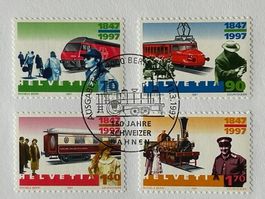 150 Jahr Schweizer-Bahn 1997 Lok-2000 +Roter Pfeil +Pullmann