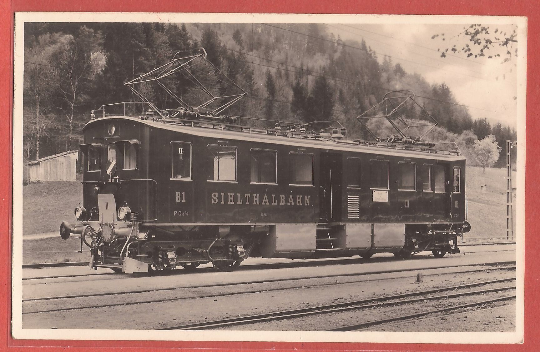 Ansichtskarten: Sihltalbahn - 1925 – Gebraucht aus Fislisbach von Porano