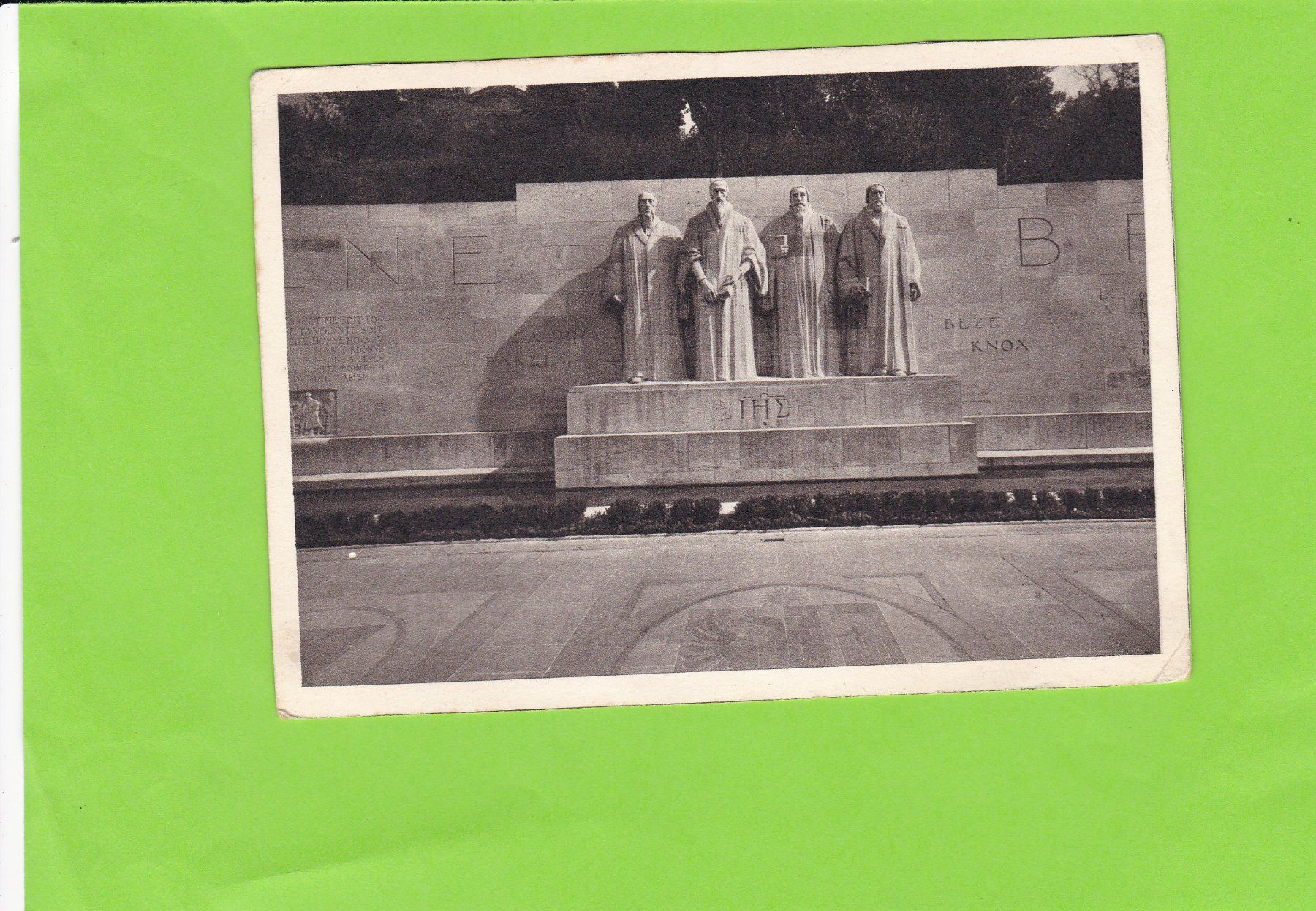 Cartoline postali: Genève-Monument de la Réformation – Usato da St. Peterzell venduto da neckertal