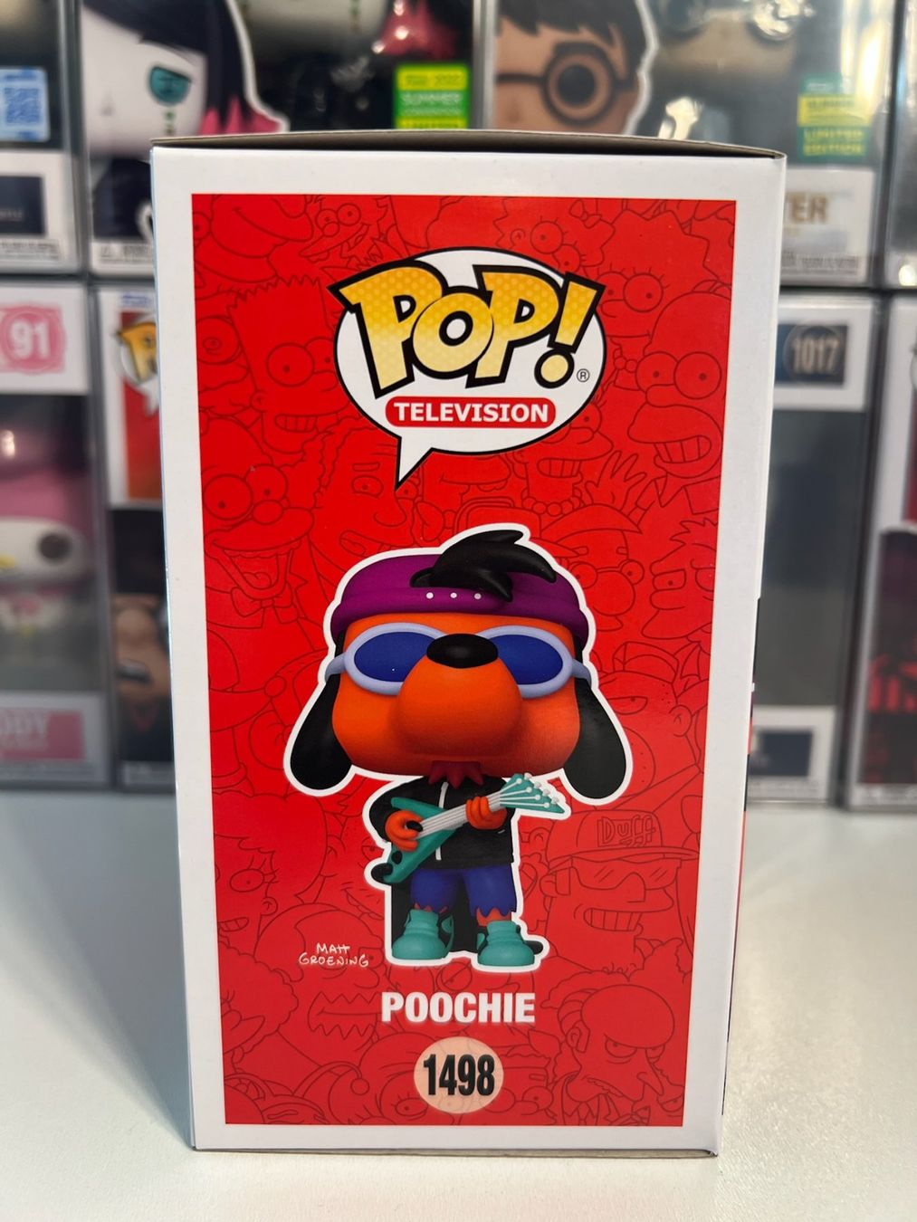 Funko Figuren: Funko POP! Television Les Simpsons Poochie Edition Limitée – Neu und originalverpackt aus Le Mouret von perfectbijou 1