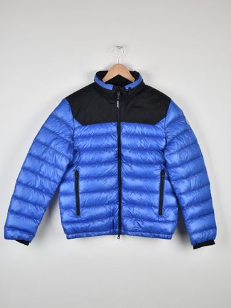 Moncler "Silvere" Daunenjacke Gr.1 (46/S), blau, neuwertig