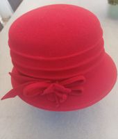 Damenhut Wollfilz, Stil Vintage-Cloche-Hut 