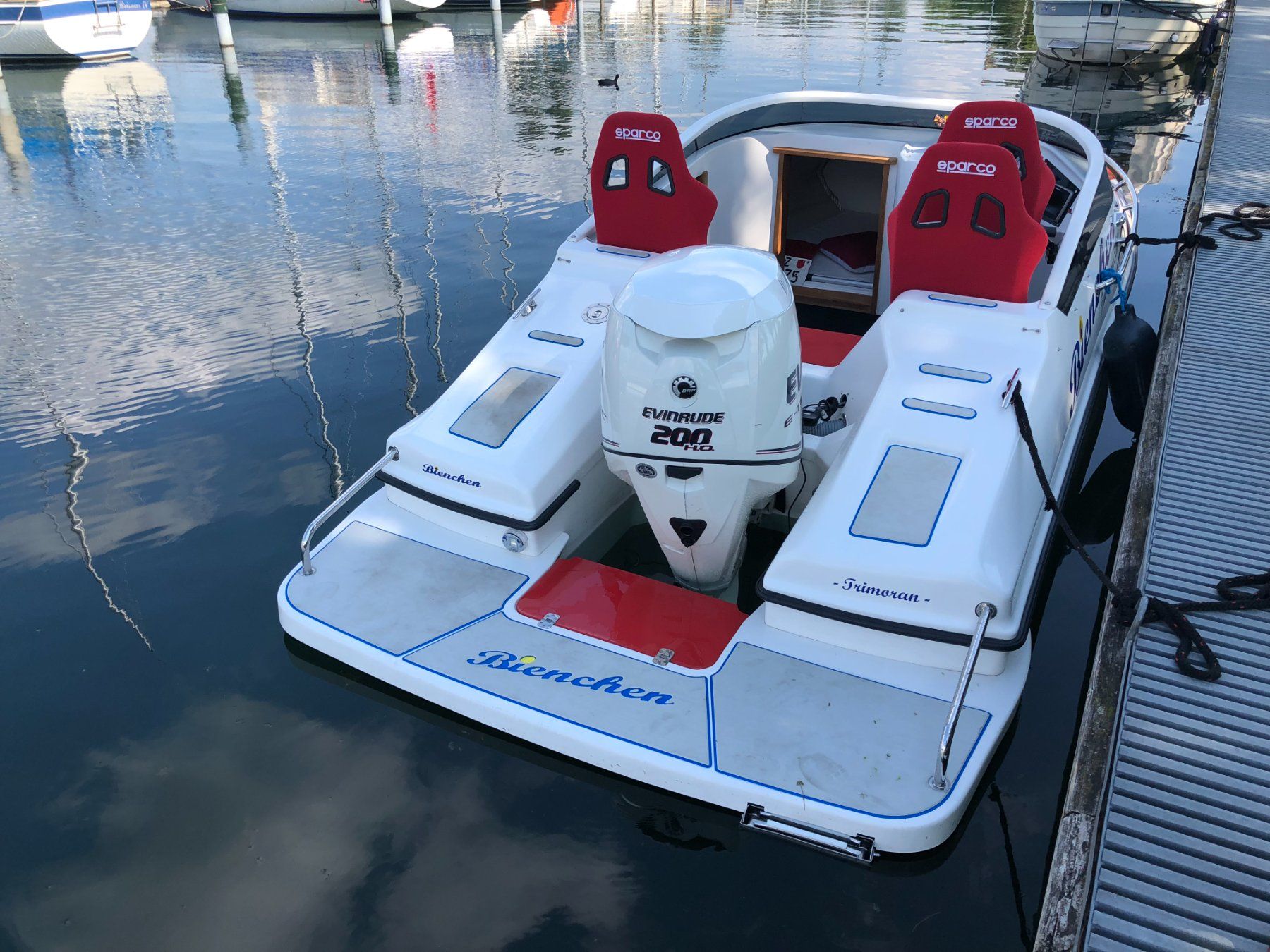 Barche: BIENCHEN TRIMARAN 5.6 VORFÜHRBOOT – Usato da Avenches venduto da BOOTTRANSPORTE 5
