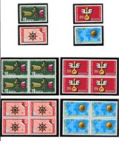 4 Werbemarken-Sätze Schweiz 1954 - gestempelt/ungestempelt