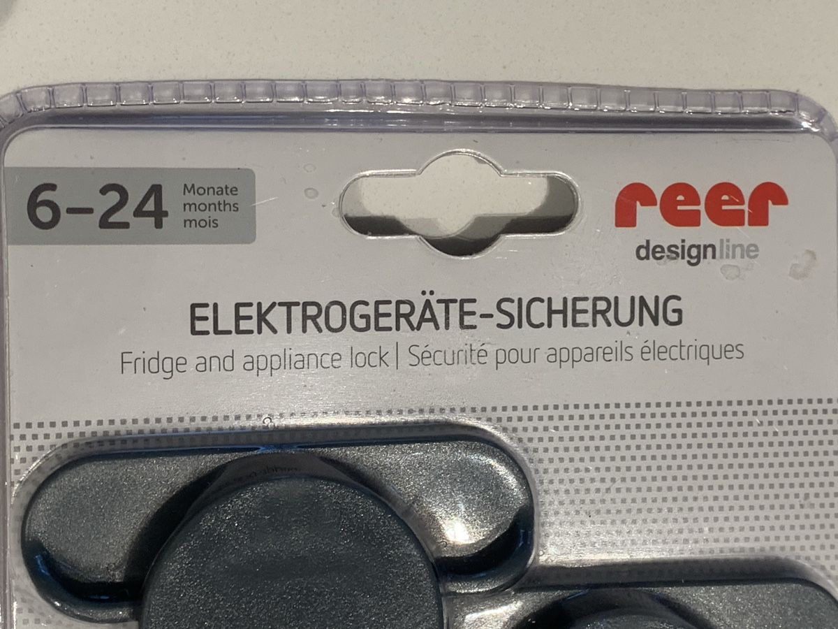 Reer Lucchetti: Fridge and Appliance Lock 2x Childproof New – Nuovo e nell'imballaggio originale da Immensee venduto da vgitter 1