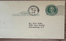 UNITED STATES OF AMERICA POSTAL CARD
