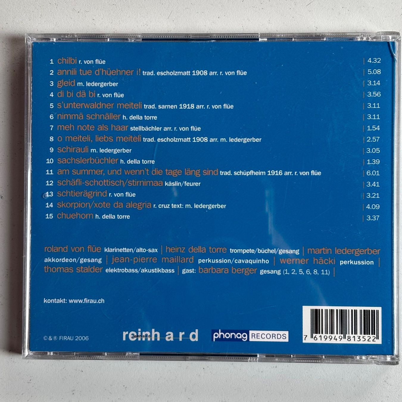CD: Firau: di bi dä bi – Usato da Stans venduto da Abukadnezar 1