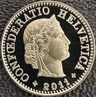 5 Rappen 2011 stgl. / aus Münzsatz