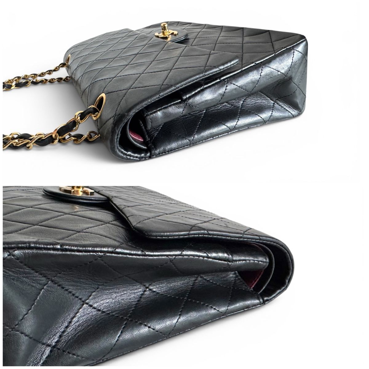 Chanel Borse da donna: CHANEL Medium Tall Classic Lambskin Double Flap Tasche – Usato da Kriens venduto da hannaandkiko 7