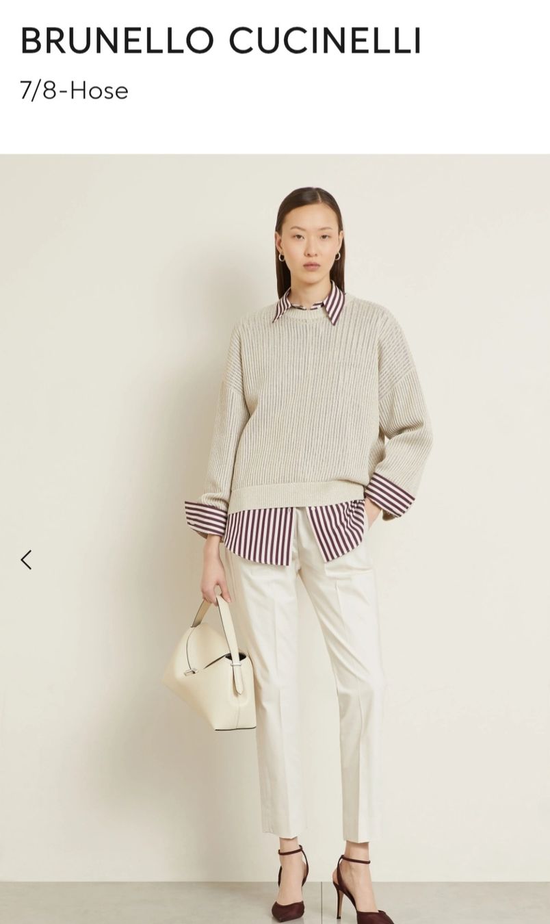 Brunello Cucinelli Hosen: Brunello Cucinelli Sommer Hose, Gr. 38, neuwertig – Neu (gemäss Beschreibung) aus Ibach von ole_6whn 1