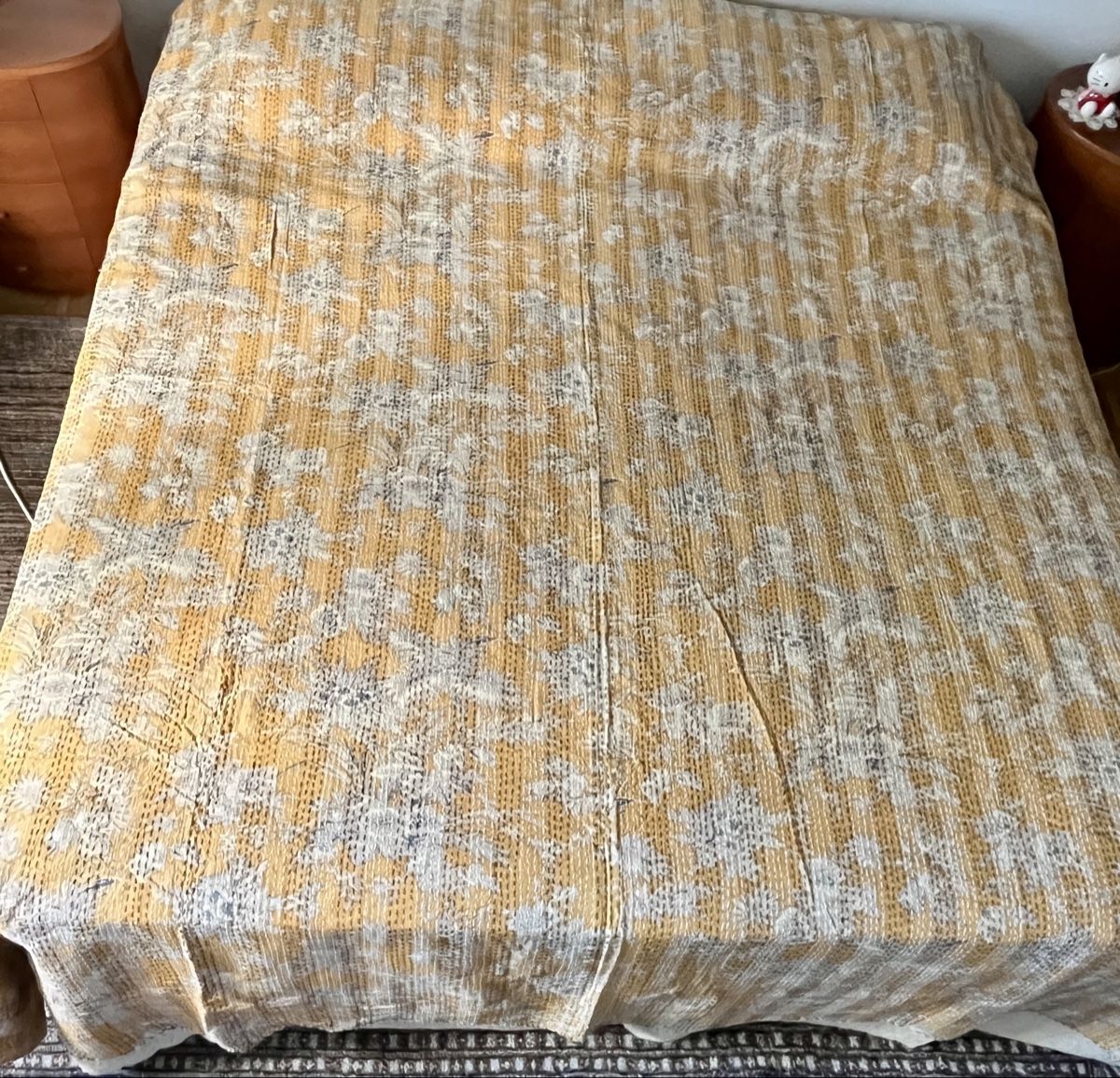 Betten: Indian Cotton Kantha Quilt Queen Bed Bedspread – Neu und originalverpackt aus Chiasso von Pat_chuli 6