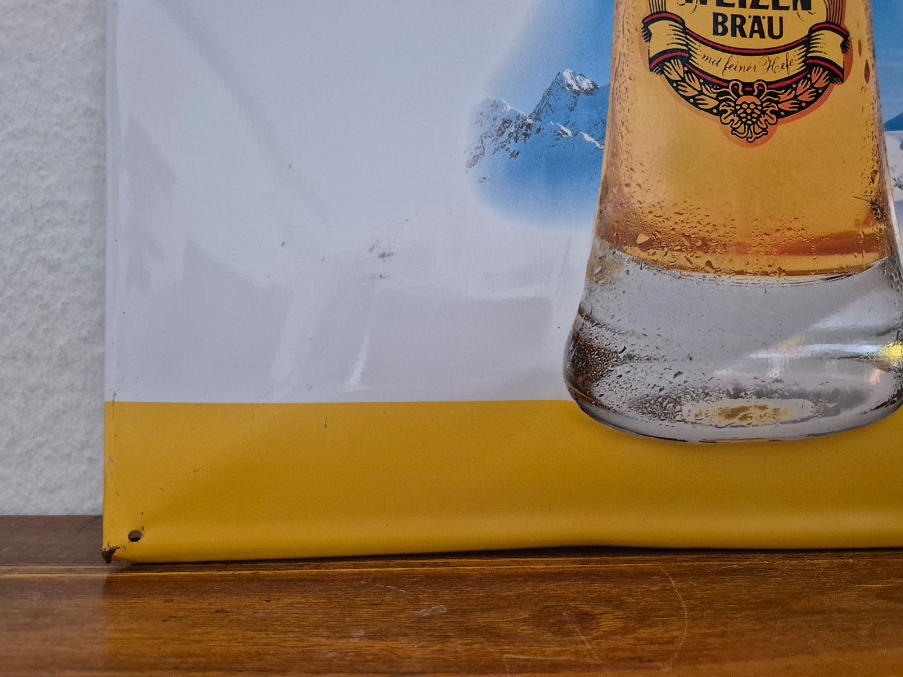 Calanda Schilder: Blechschild Calanda Weizen Bräu Bier Logo Retro Schild Blech – Gebraucht aus Neuhausen von rraayy 4