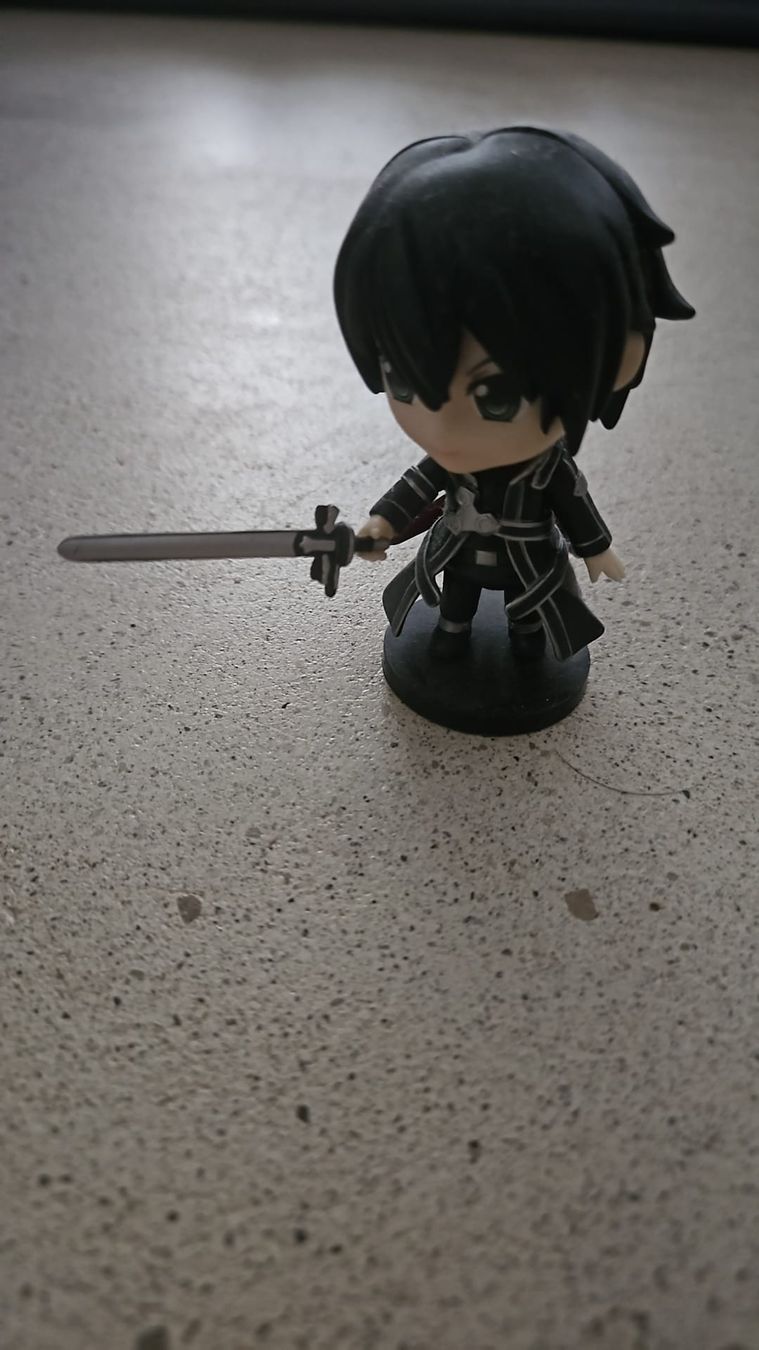 Statuette: Nendoroid figure Kirito sword Black 48 characters – Usato da Basel venduto da non_r5rm