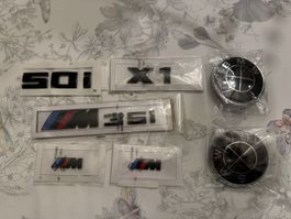 BMW Embleme Schwarz