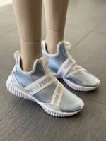 PUMA Damen Sneakers Metallic-Blau / Weiss – Gr. 36 (Ungetrag