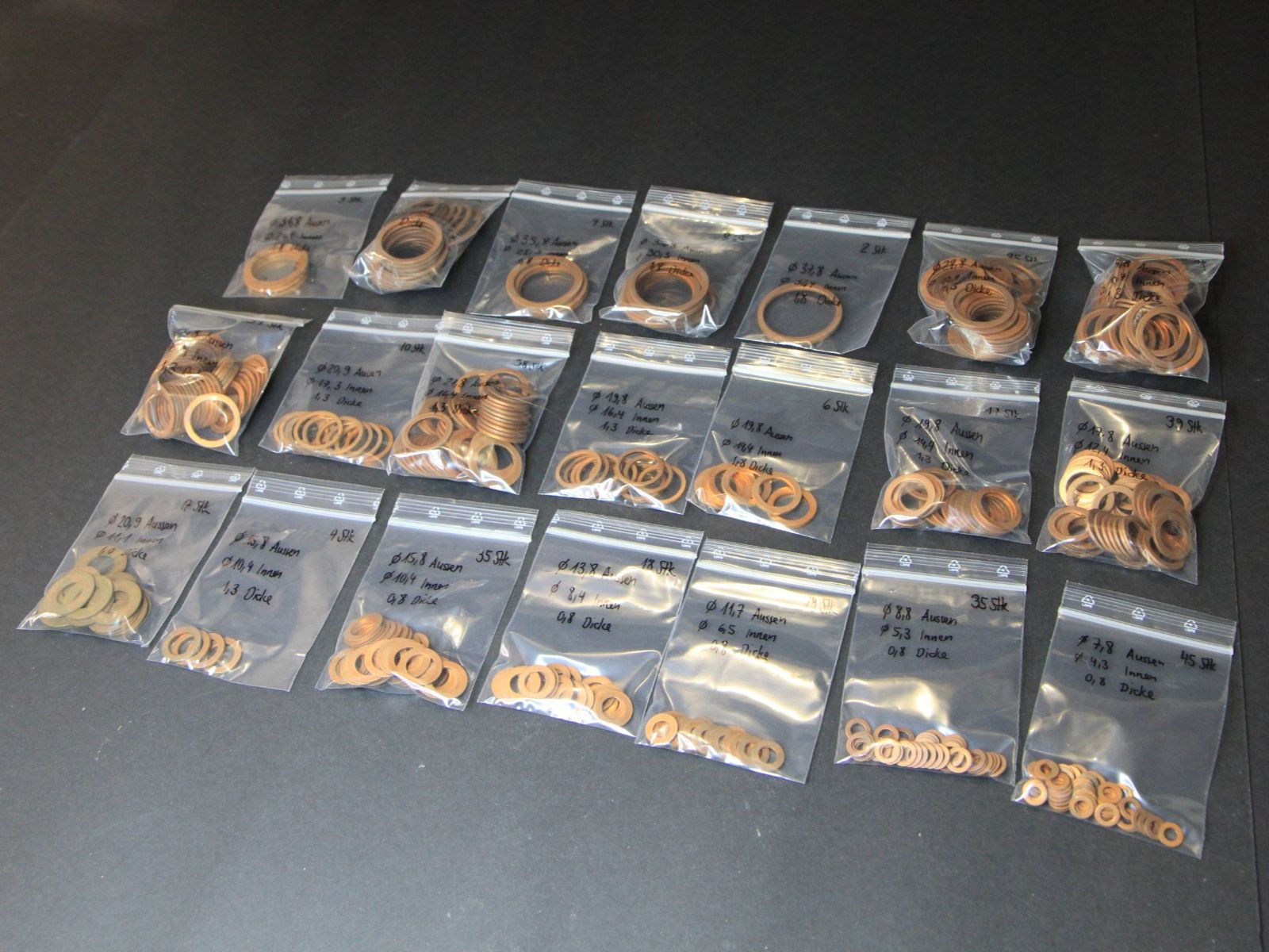 Tutti gli attrezzi: Kupferdichtring Sortiment, verschiedene Grössen – Nuovo (secondo la descrizione) da Hölstein venduto da Kraftpaket 7