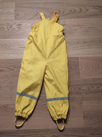 Matschhose gefüttert von bms, Gr. 98, gelb, neuwertig