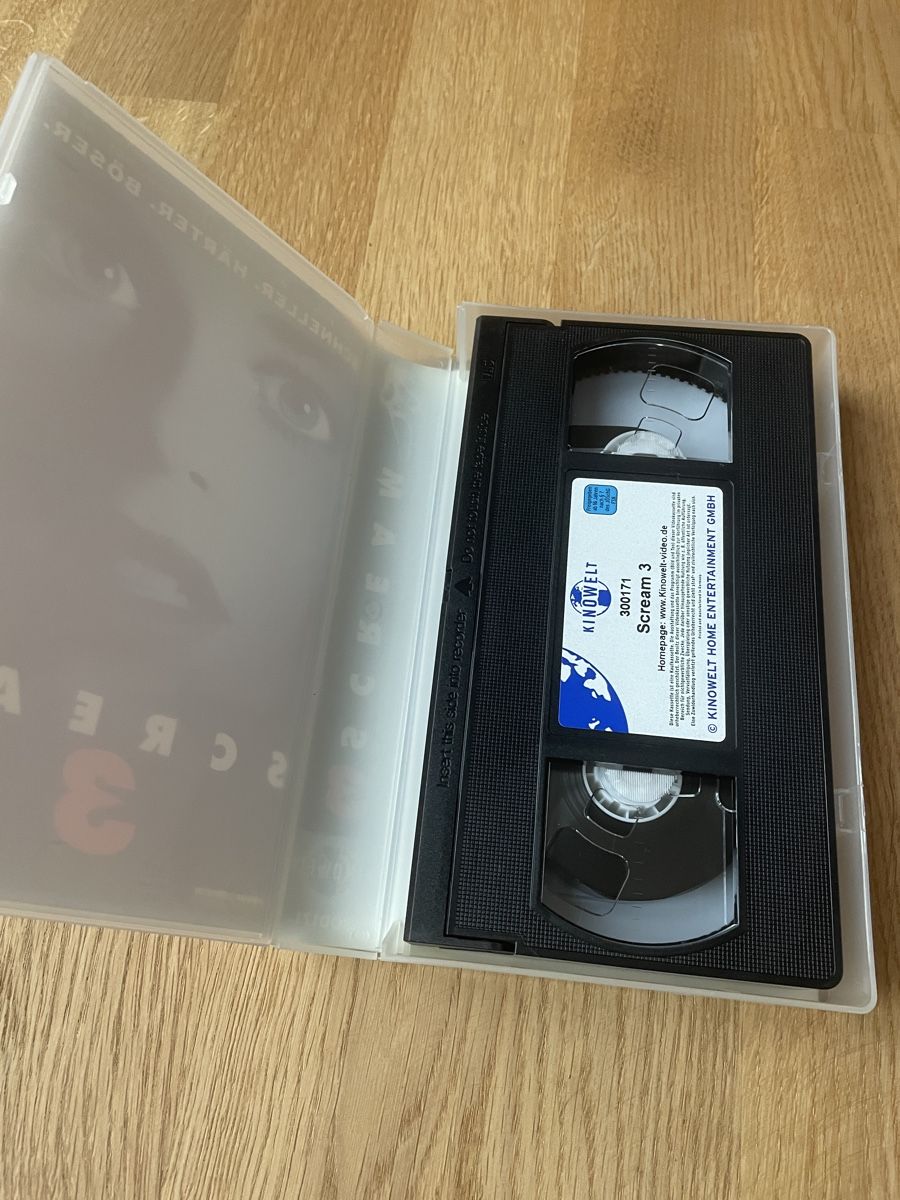 Alle VHS: Scream 3 VHS – Gebraucht aus Basel von ece2108 2