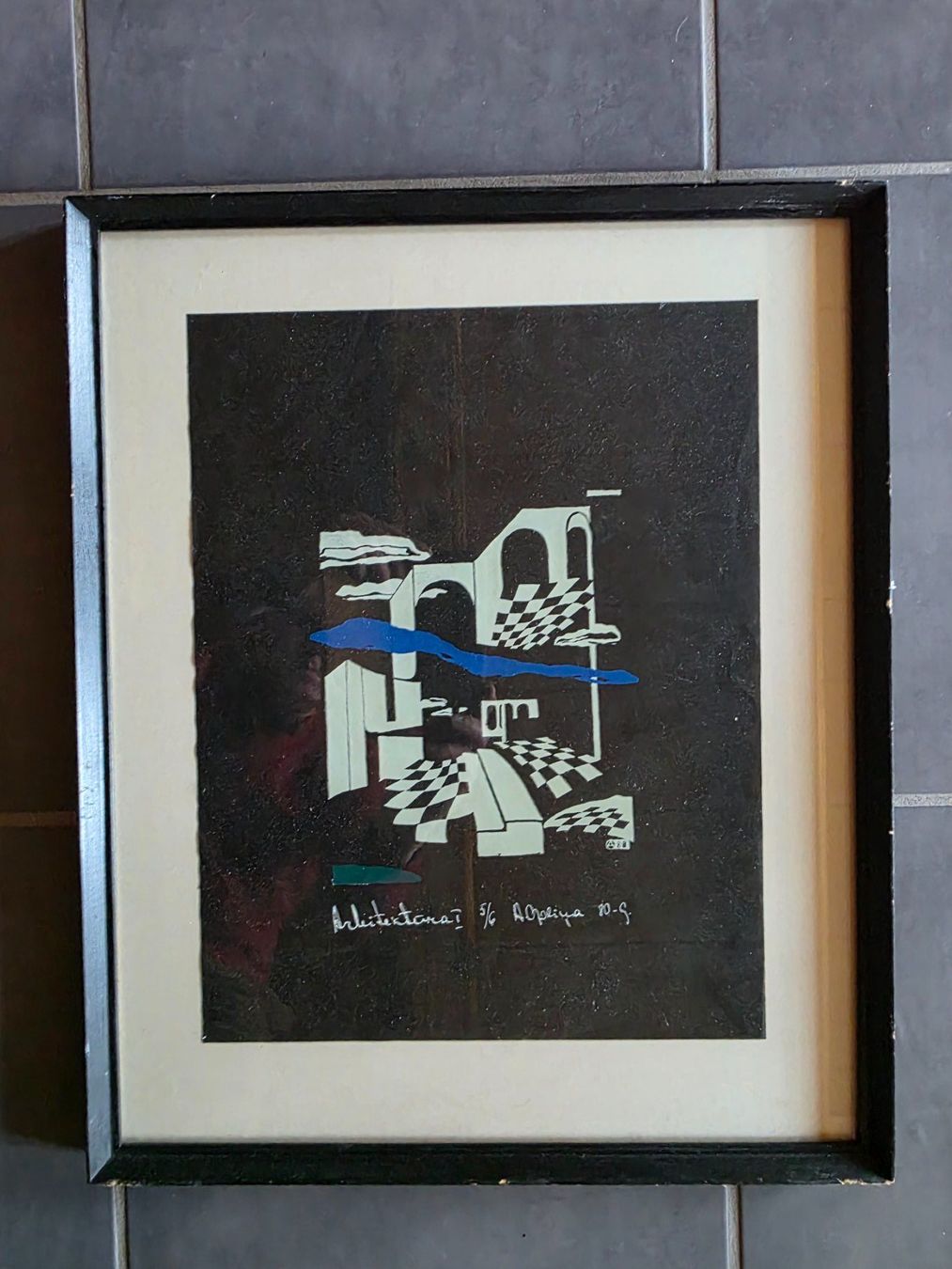 Arts picturaux & lithographies: Architektur Bild Lithografie – D'occasion à Walterswil BE par Lonitti 2