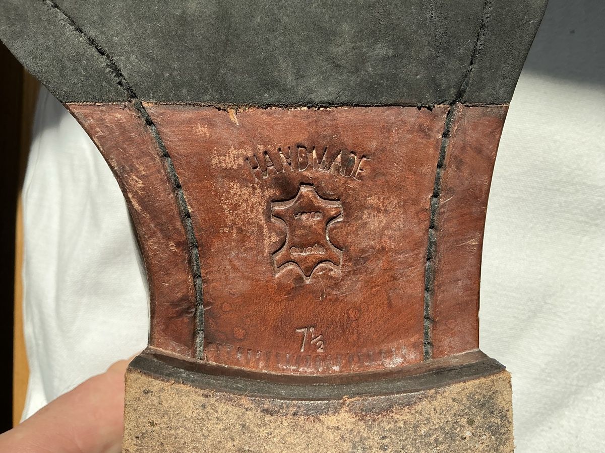 Scarpe da uomo: Lederschuh Handmade Grösse 7.5 bzw. 41-42 – Usato da Rafz venduto da Cugnauls 8