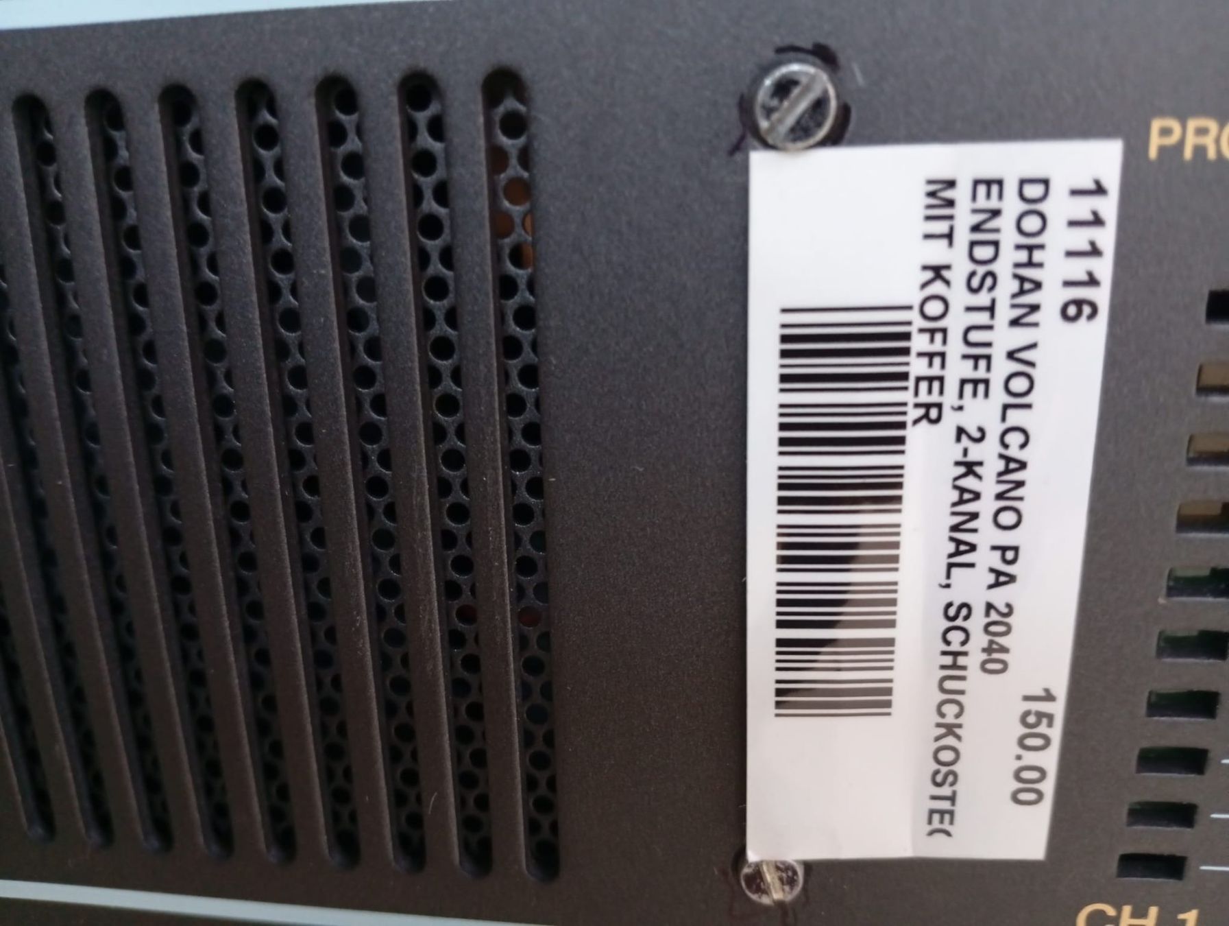 Amplificateurs: ENDSTUFE  STEREO PROFESSIONAL – D'occasion à Muttenz par mus_c9gh 1