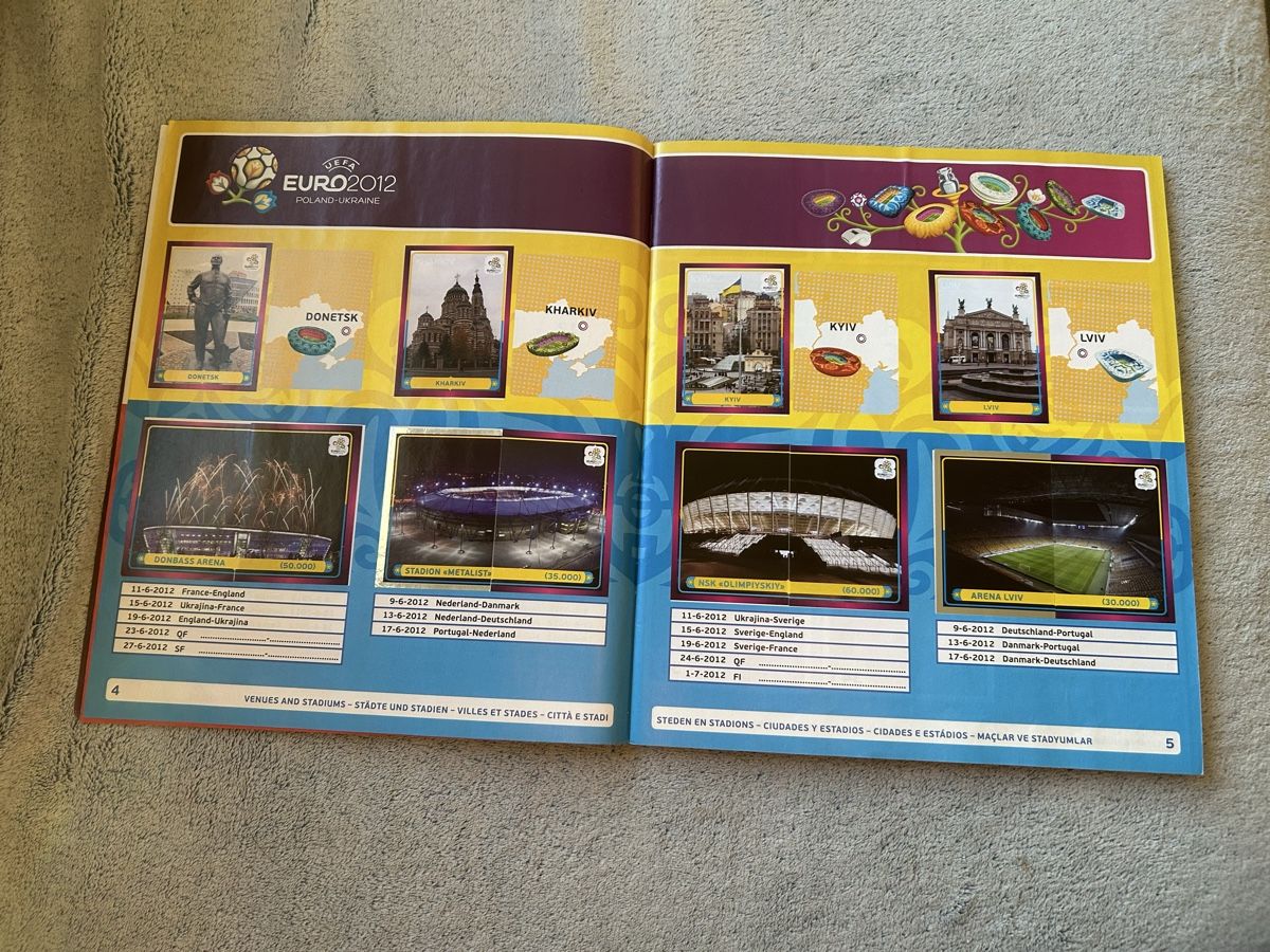 Panini Album: Panini Album 2012 komplett – Usato da Binningen venduto da Flagello 2