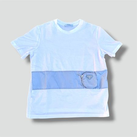 Prada white T-shirt with bag