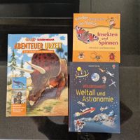 3x Kinder Sachbücher: Weltall, Urzeit, Insekten -Top!