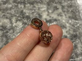 Pandora Charm 14 K ROSÉVERGOLDET 💝 Kugel mit Herzen ✨