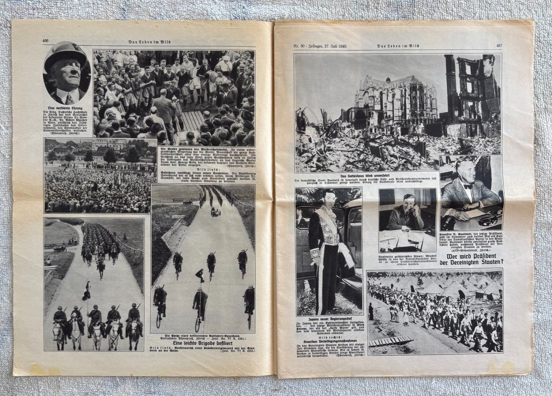 Riviste & Magazine: LEBEN IM BILD 27. JULI 1940 – Usato da Ostermundigen venduto da wini63 1