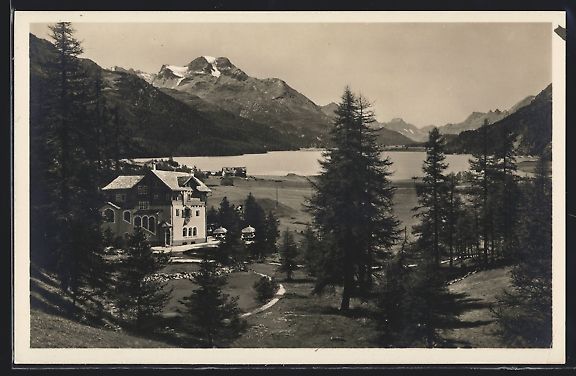 Cartoline postali: AK Silvaplana, Hotel Pension Waldheim – Usato da Berlin venduto da bartko-reher