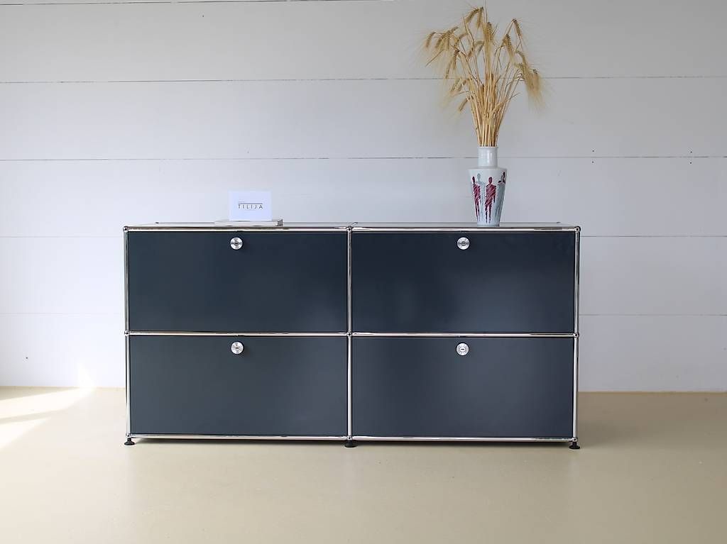 USM Scaffali: USM Haller Sideboard in Anthrazitgrau – Usato da Meinisberg venduto da atelier_TILIJA 2