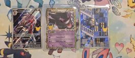 3er Set mit GENGAR EX 94/100 30th Jahre 
