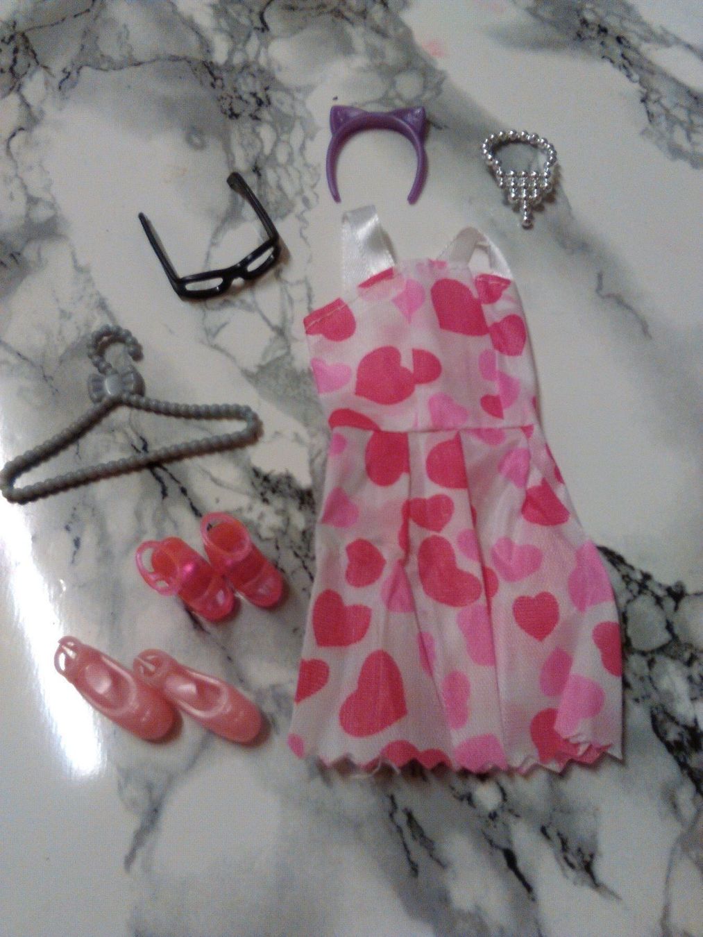 Bambole: BARBIE KLEID;MIT ACCESSORIES – Nuovo (secondo la descrizione) da Basel venduto da bijoutrie_4 9