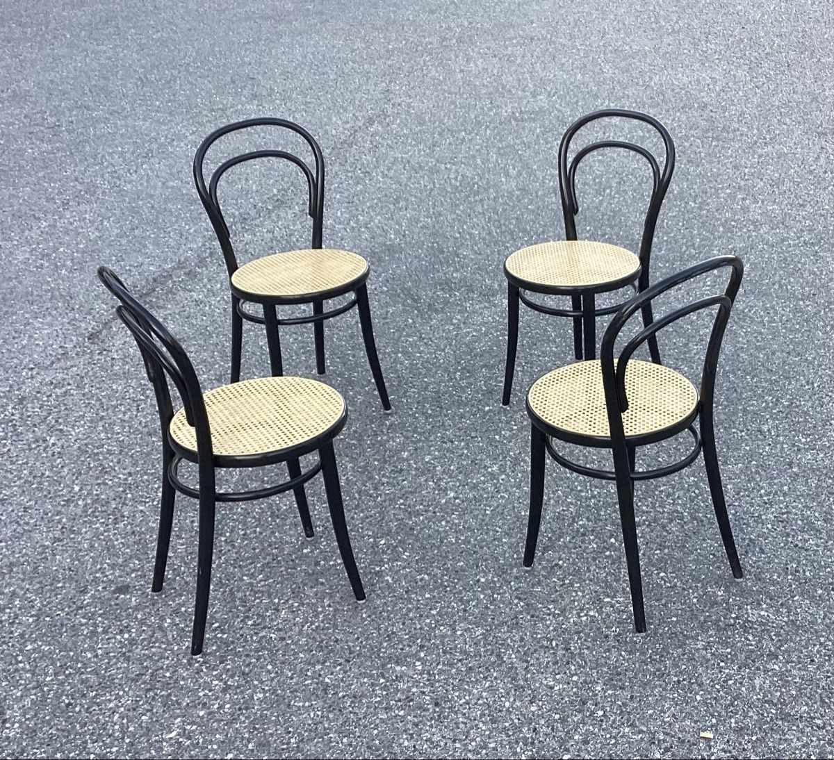 Sedie: Set: Bistrostühle mit Joncgeflecht – Usato da Burgdorf venduto da swintila 2