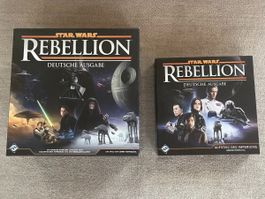 Star Wars Rebellion Brettspiel mit Erweiterung