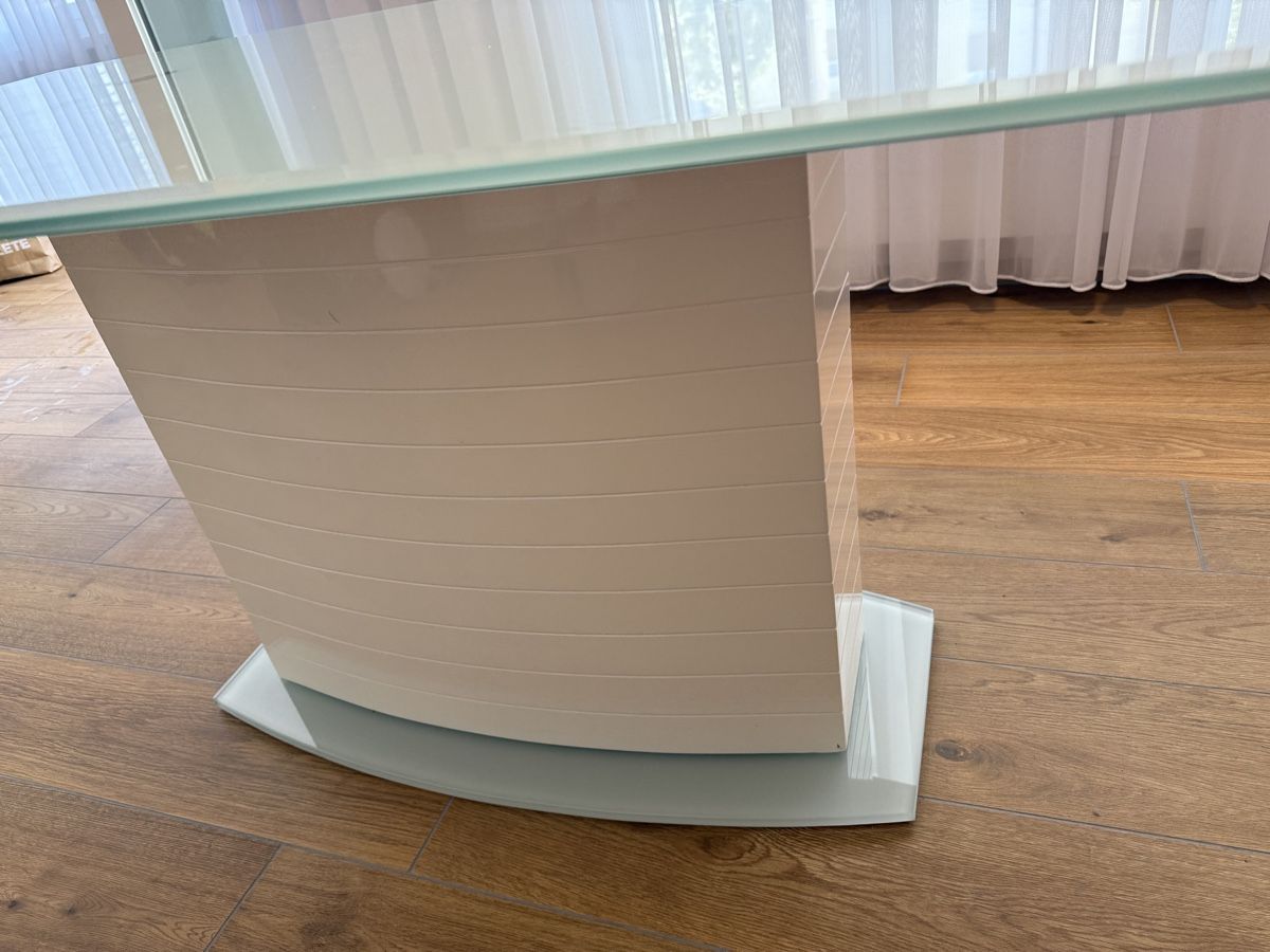 Tavoli: Esstisch Glas weiss 160x90cm – Usato da Aadorf venduto da Lulo1 3