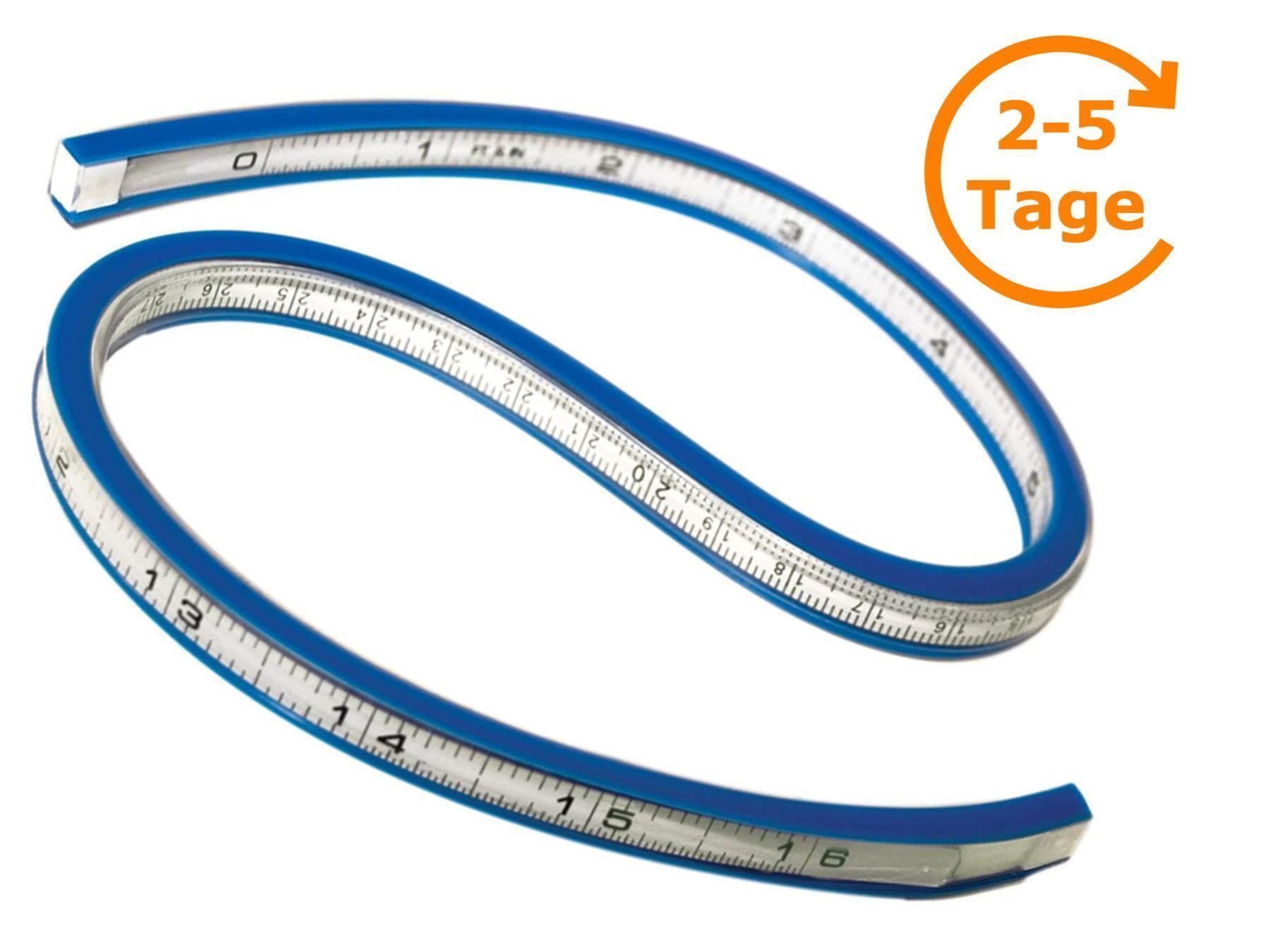 Sonstiges Schreiben & Zeichnen: Flexibles Kurvenlineal, 400 mm – Neu und originalverpackt aus St. Gallen von cointec