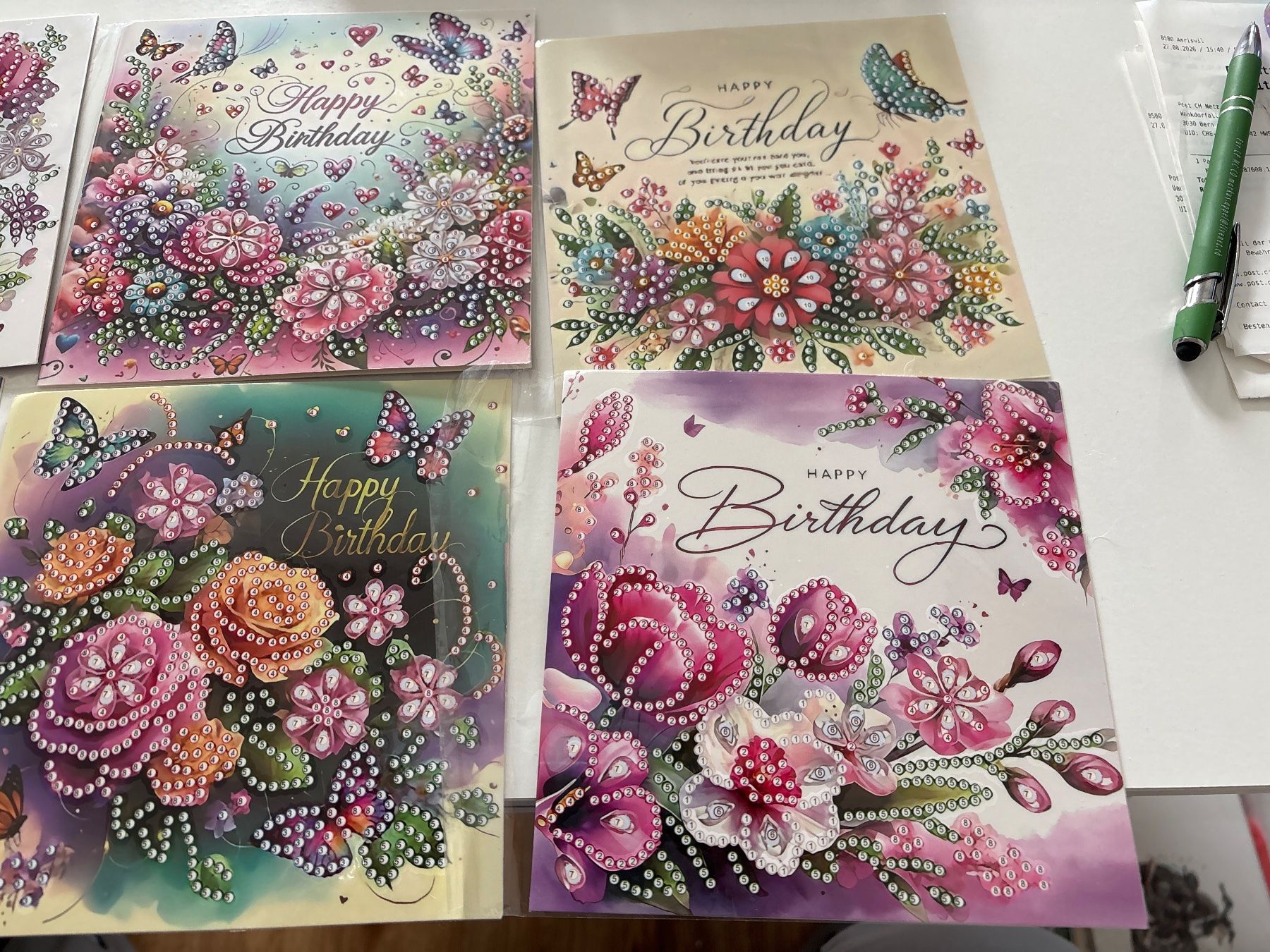 Kit bricolage: Diamond Paiting Karten Geburtstag – Nuovo (secondo la descrizione) da Amriswil venduto da SCHLOSSGEISTLI 2