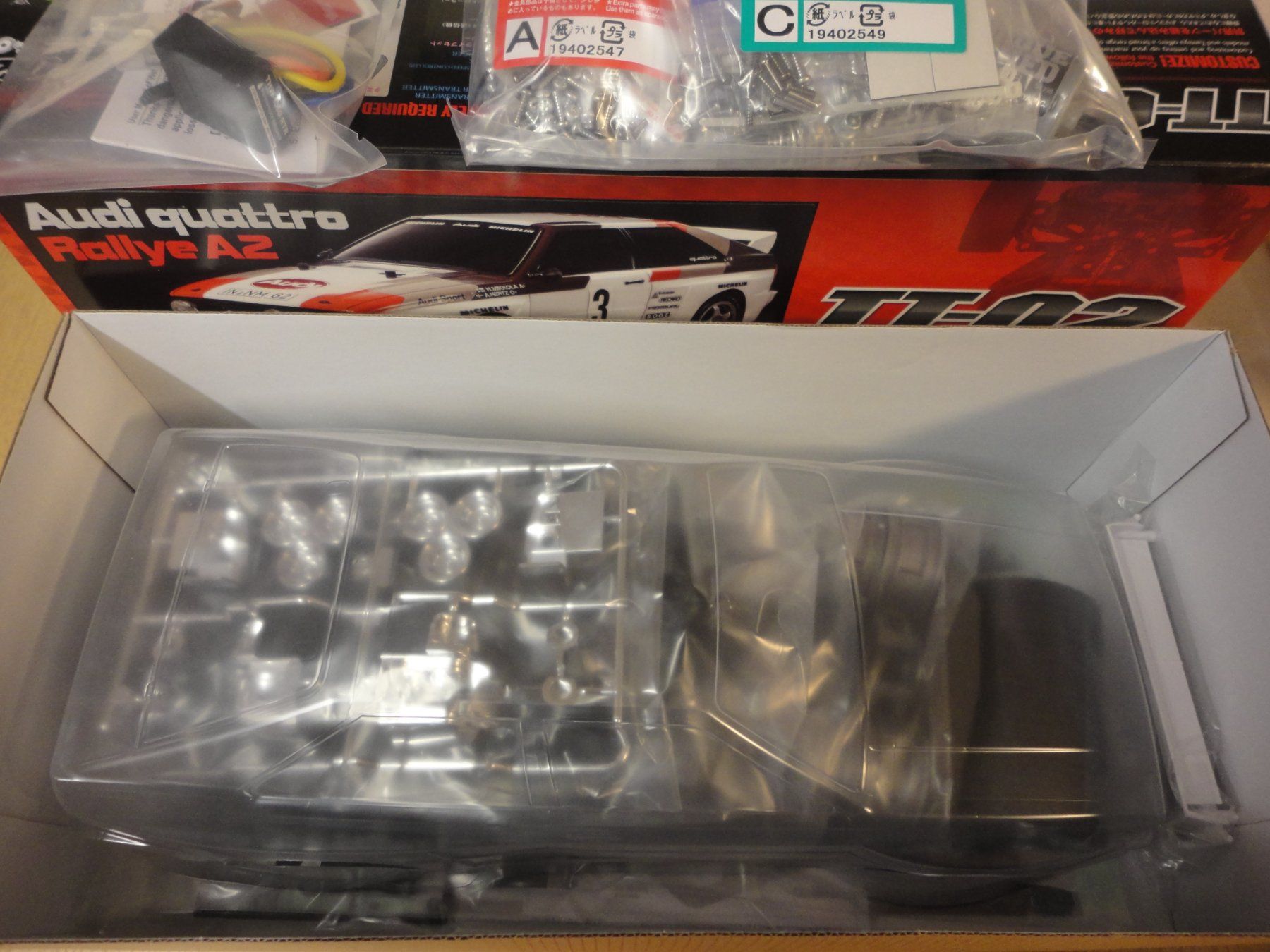 Tamiya Modellismo RC: Tamiya Audi Quattro A2 Rallye RC Modellauto – Nuovo e nell'imballaggio originale da Horgen venduto da RcModell 3