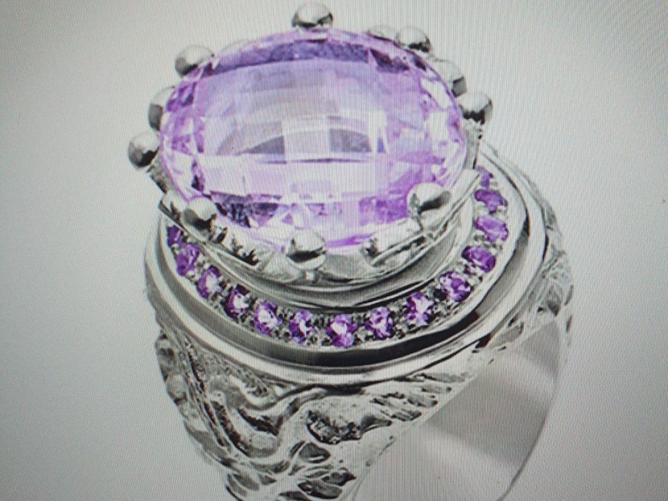 Anelli: Drachenfels Ring mit wunderschönem Amethysten Gr 60 – Nuovo (secondo la descrizione) da Rheineck venduto da aron012 7