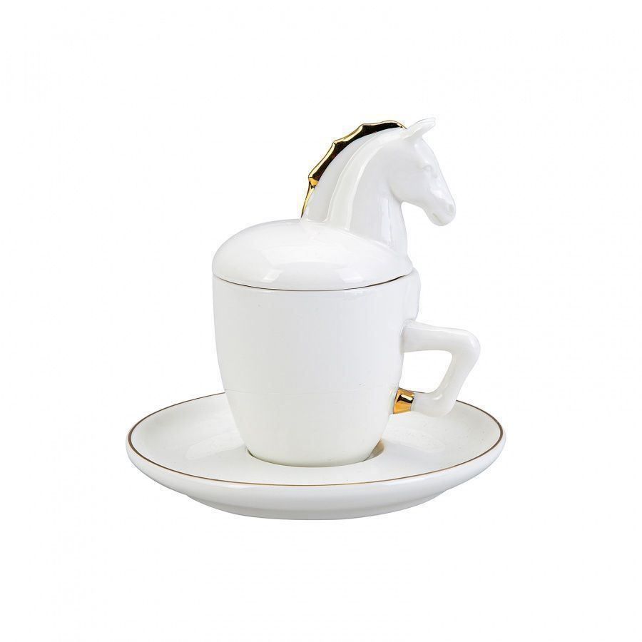 Tassen: Karaca Horse Espressotassen-Set – Neu und originalverpackt aus Reinach AG von evimshop 1