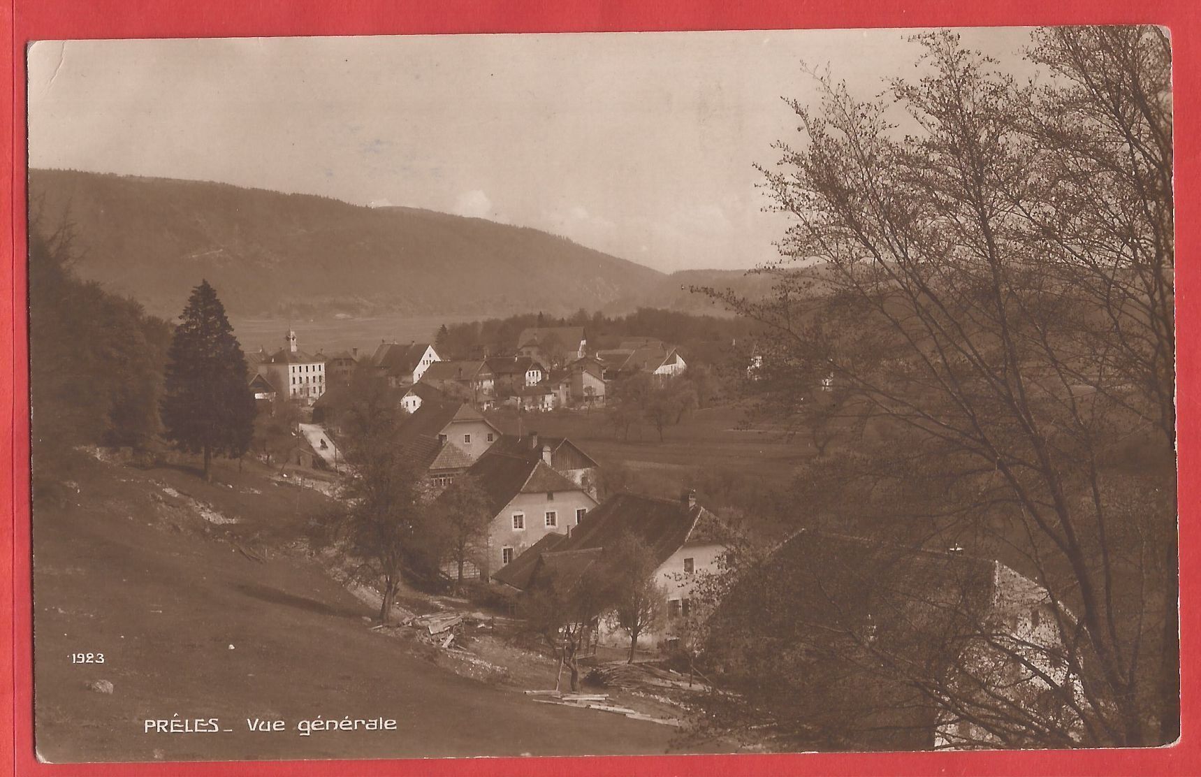 Cartoline postali: Prêles - Fotokarte 1916 – Usato da Fislisbach venduto da Porano