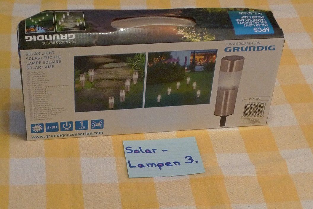Lampade: Solar-Lampen 3. – Nuovo e nell'imballaggio originale da Bern venduto da bn1640 2