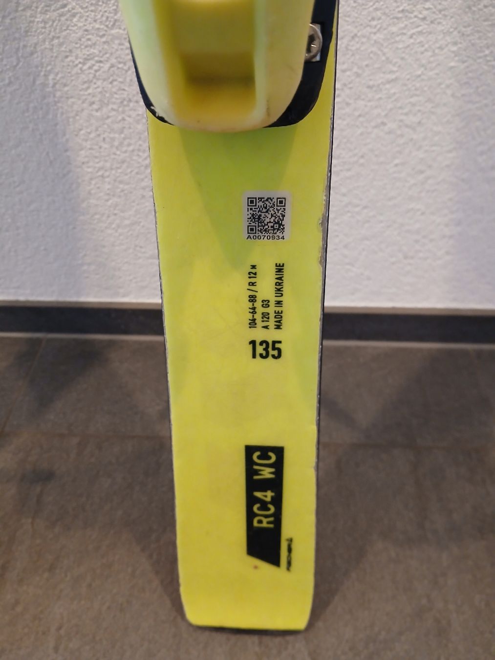 Fischer Skis: Ski Fischer RC4 Racecode 135 cm mit Bindung gebraucht – Gebraucht aus Dozwil von mauzeli3 5