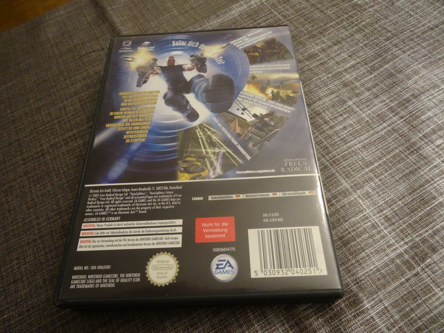 Nintendo Spiele: TimeSplitters: Future Perfect - Nintendo Gamecube Kult! – Gebraucht aus Olten von Disc-Ausverkauf 2
